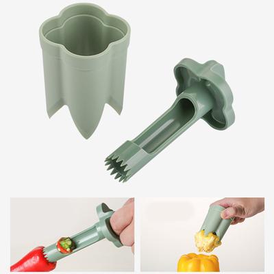 Ferramenta Removedora Rápida de Sementes para Melão Amargo e Pimentas Semeador Profissional de Pimentas Jalapeño Gadget de Cozinha Prático