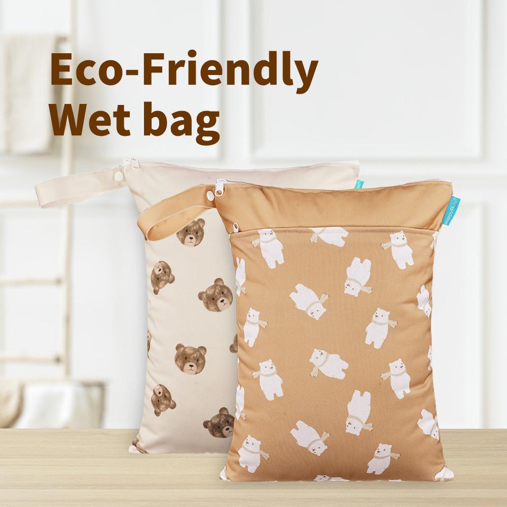 Children Travel Storage Bag With Waterproof Polyester Fabric For Baby Diapers And Toiletries