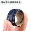 18-11mm 20-12mm Crocodile Genuine Leather Watchband For Cartier Blue Balloon Wsbb0025 Bracelet Watch Men's Women's Replace Strap