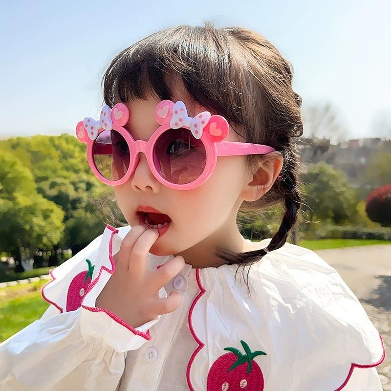 Cartoon Bow Children'S Sunglasses Sunglasses Trendy Boys Girls Baby Cartoon Sunglasses