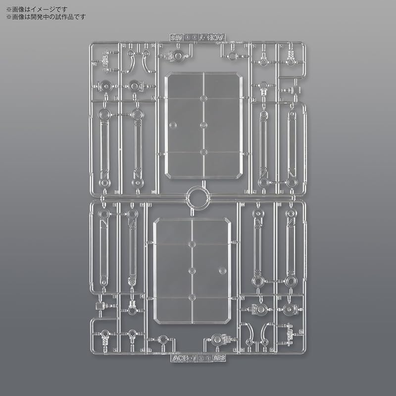 BANDAI SPIRITS Action Base 7 [Clear Color] Plastic Display Stand