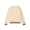 Neuer AMI CS Strickpullover Rundhals Trendmarke Damen Paar Kleines Herz Lockerer Pullover Langarm Grenzüberschreitender Strickpullover