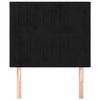 Maison Exclusive - Tête de lit Noir 100x5x118/128 cm Velours