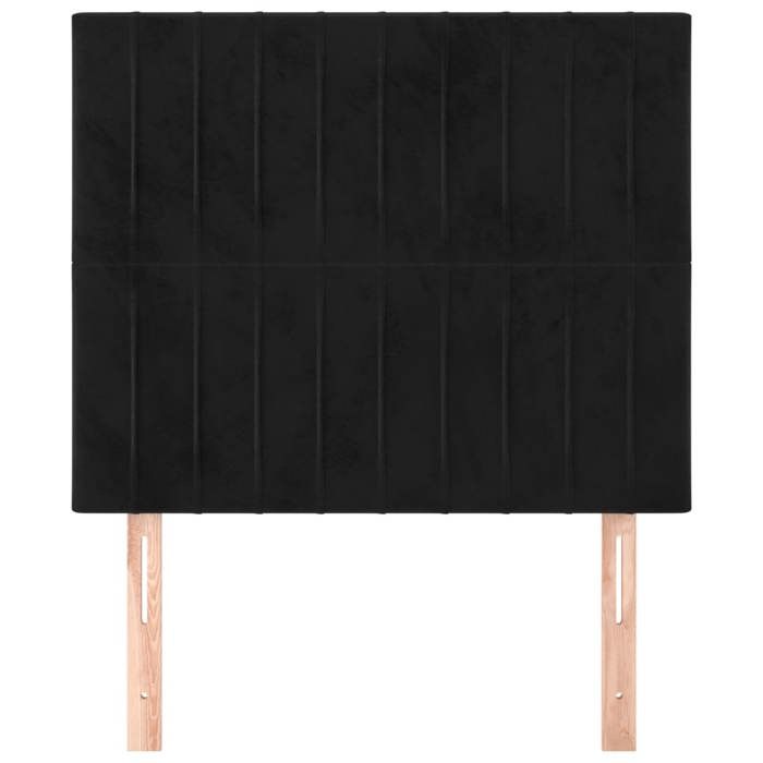 Maison Exclusive - Tête de lit Noir 100x5x118/128 cm Velours
