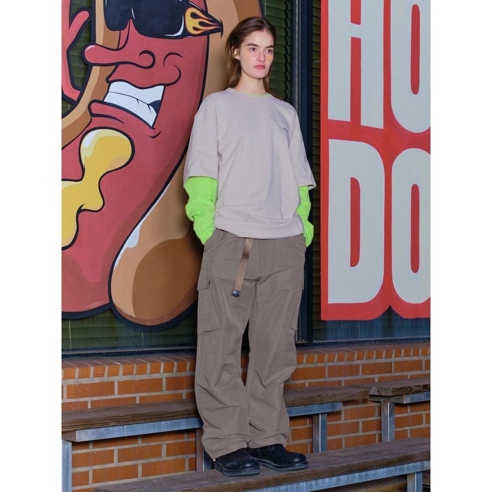 Saendeusaundeu Setup Cargo Pants Khaki