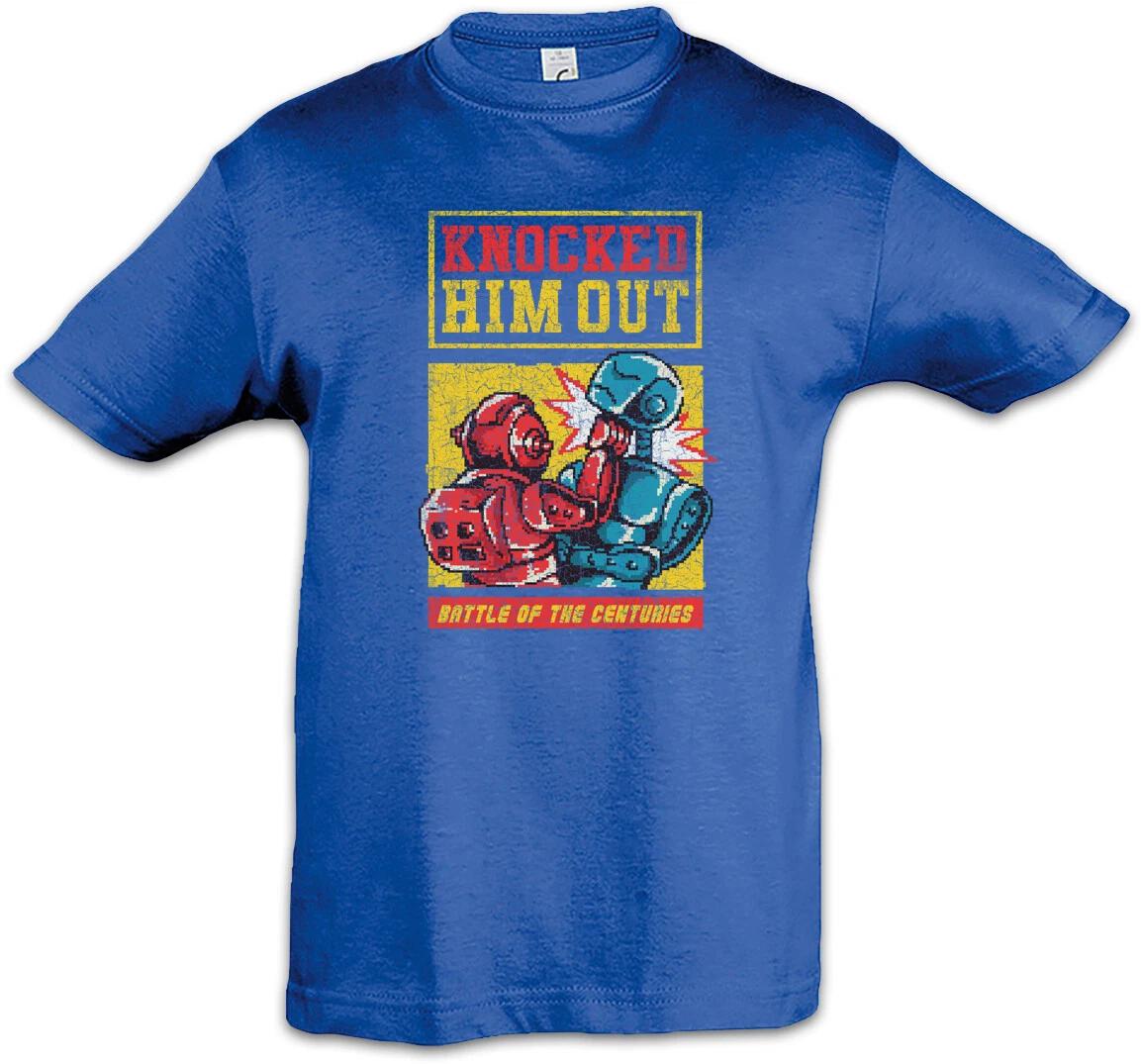 Robot Boxing Fight Kids Boys kids boys T-Shirt Robots Fun Gamer Robot Boxer Boxing 140