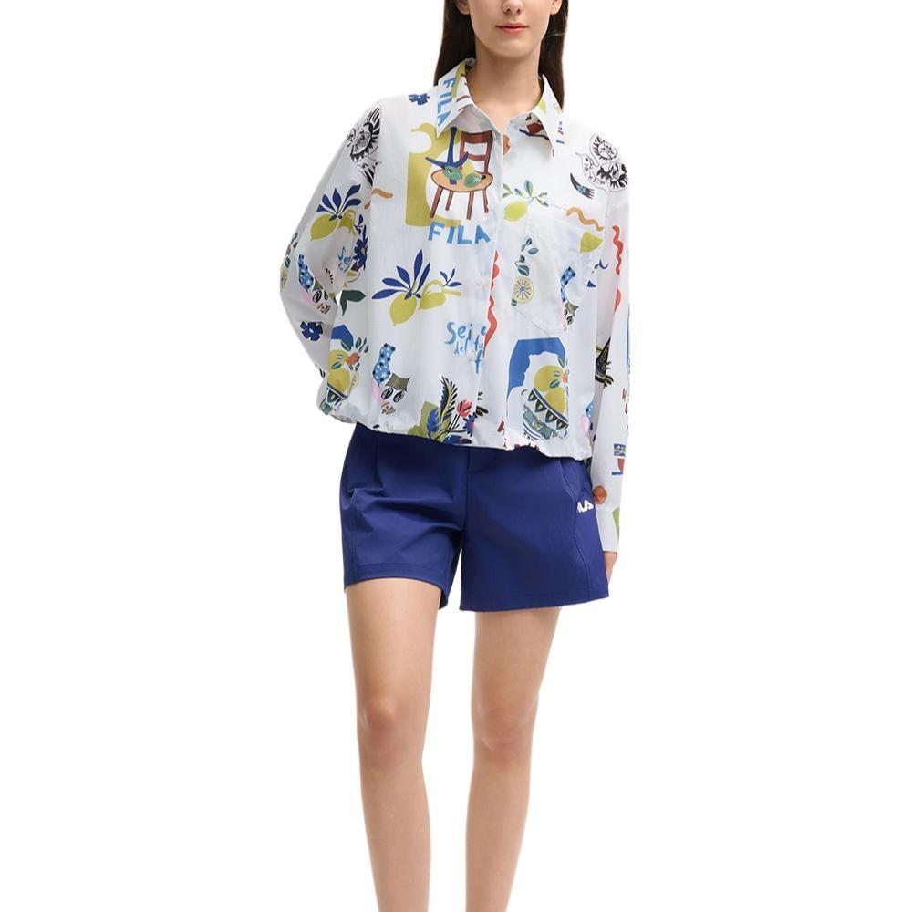FILA Lifestyle HERITAGE Polo Shirt Women's All Over Print F11W528702FZA