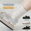 New Arrival: 5 Pairs White Women's Seamless Short Summer Socks