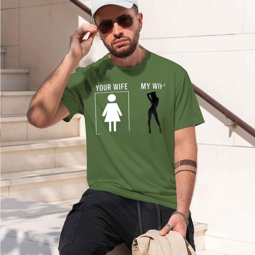 Russian Wife Russian Flag Unisex Soviet Husband Russia Tshirt Funny Grh T Shirts Camiseta Streetwear Harajuku 2026 New Model Sho