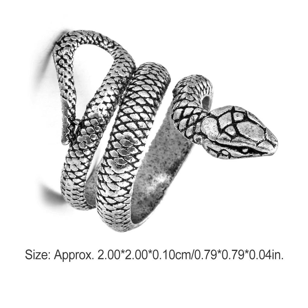 Adjustable Size Rings Fashion Vintage Plating Exaggerated Friendship Ring Accessories Alloy Jewelry Supply Ornaments