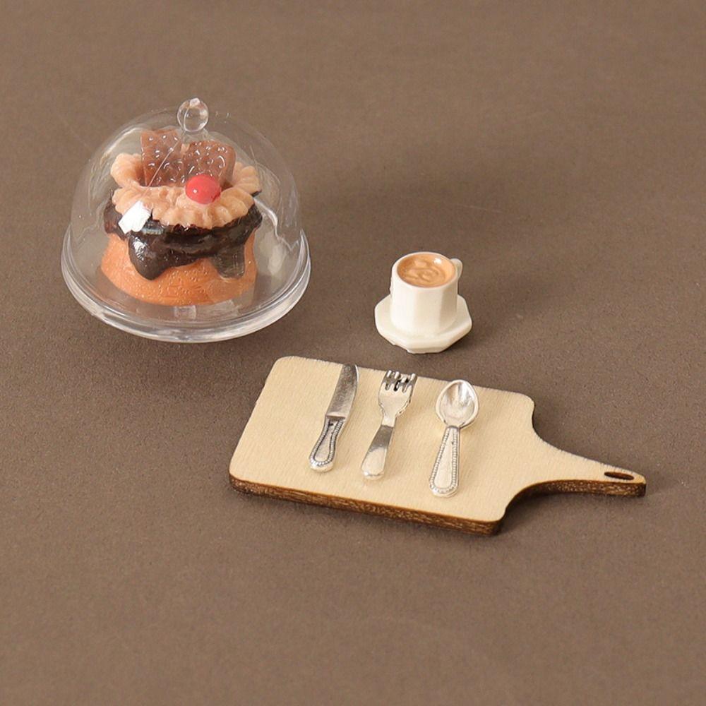 Coffee Simulation Afternoon Tea Resin Kitchen Toy Accessories  Kids styleC