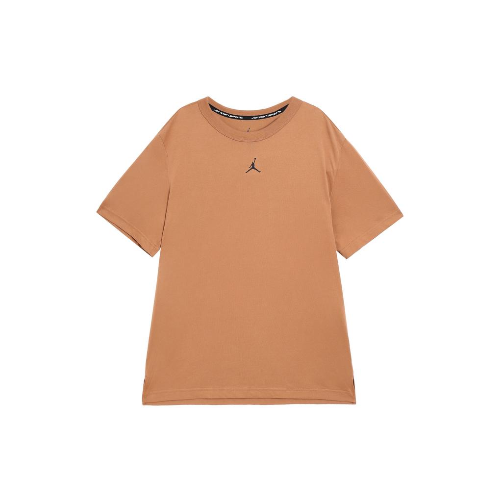 Jordan Sport Dri-FIT Short Sleeve T-Shirt Men Tops Dark-Brown FN5830223