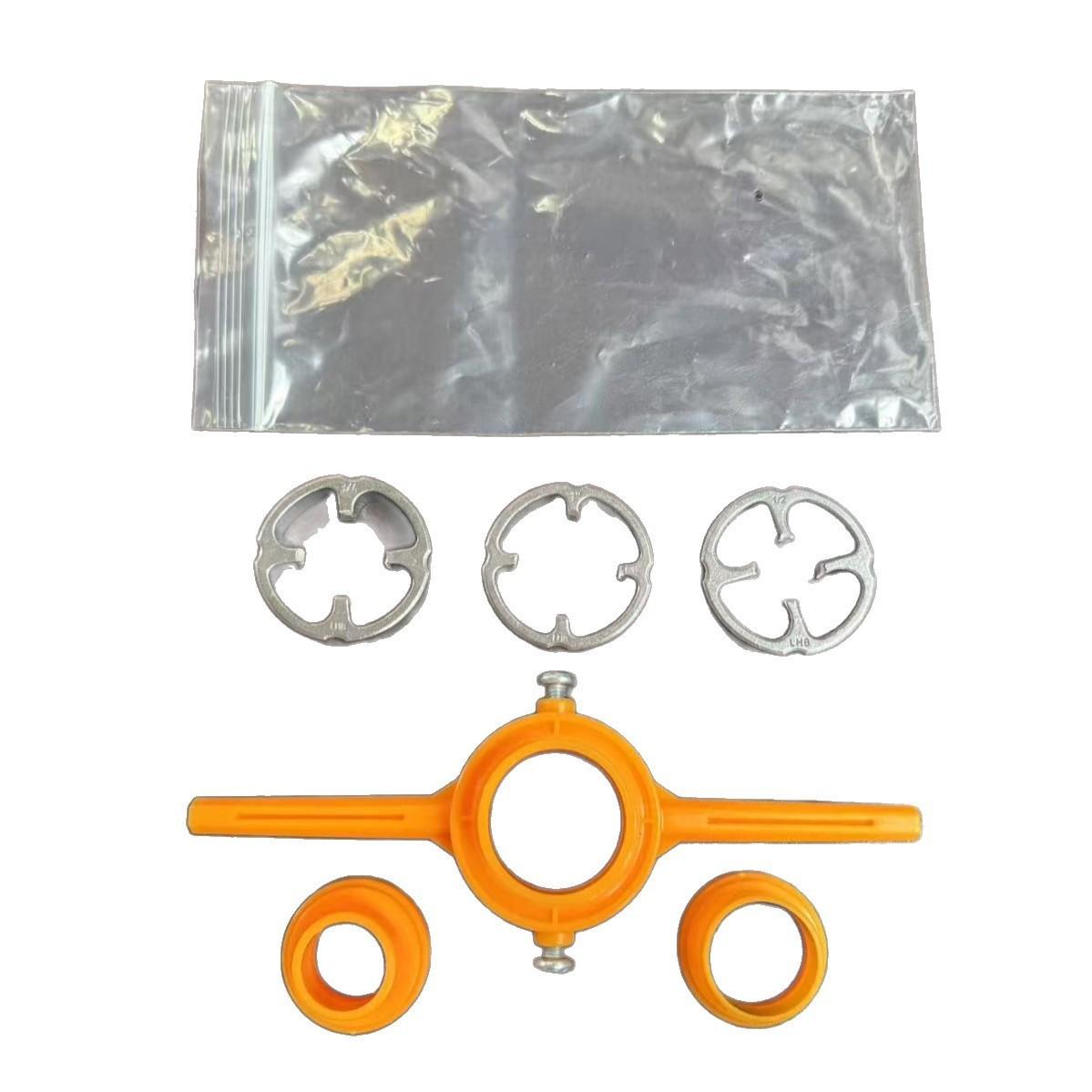 

Набор из 6 металлических плашек для ручной резки трубной арматуры и нарезания резьбы с закалкой и упрочнением 6-Piece Set - OPP Bag