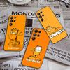 Cartoon G-Garfield Cat Phone Case For Samsung S 24 Fe 25 Ultra Plus 20 Lite 21 30 22 23 24 22 Ultra 5G Fundas