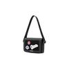 New Champion Fabric Camera Bag, Shoulder Bag Small Unisex Black/Dark Gray/Light Blue U4AACPU28