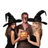 Performance Props Parties Spider Bat Witch Hats Halloween Hats Black Folds Wizard Cap Sorcerer Caps