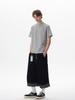 Men's 2026 Summer Patchwork Short-Sleeve T-Shirt - Loose, Trendy, American Cleanfit Design