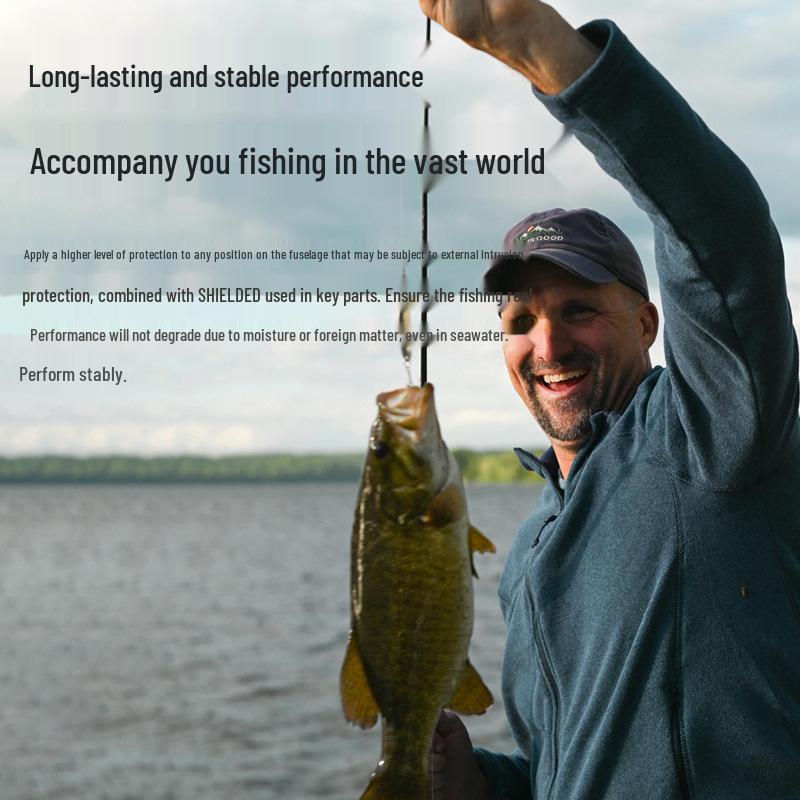 XSHARKS LA Series: Full Carbon Spinning Reel for Long Cast, Freshwater, and Saltwater Fishing