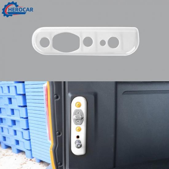 Inner Tailgate Trunk Door Lock Panel Cover Trim White For Ford Bronco +White