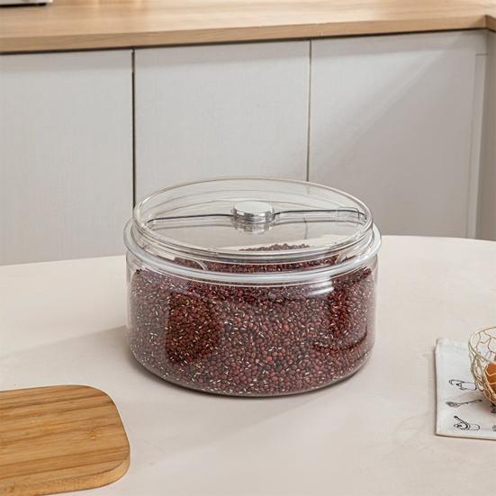 Rice Bucket Transparent Visual Panel Large Capacity Sealing Moisture-Proof Food-Grade Plastic Storage Container