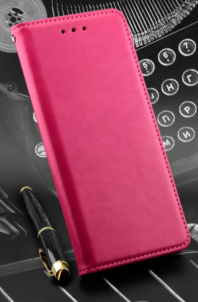 Etui Typu Portfel Do Infinix Note 12 Pro 5G - Różowy Pokrowiec Bluemoon