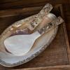 Natural Mother-of-pearl Rice Spoon Retro Starry Sky Color Shellfish Floral Large Spoon Decorative Tableware Ornament Household Salad Spoon