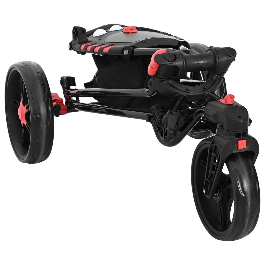 Golf Trolley Black 110 x 60 x 132 cm Iron