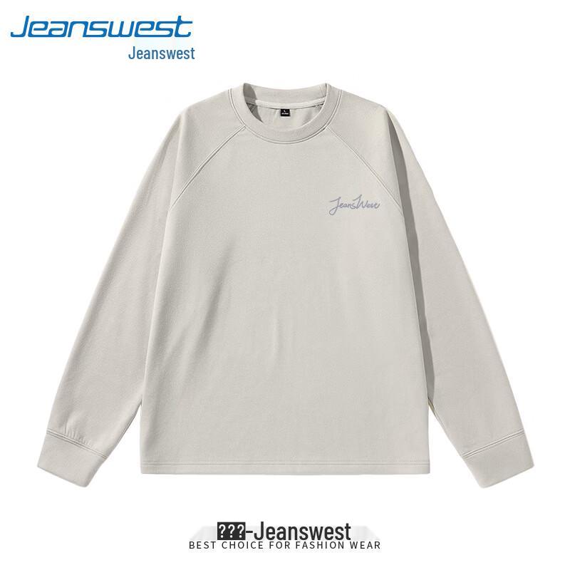 Jeanswest Men's 2026 Autumn/Winter Double-sided Fleece Long Sleeve T-shirt