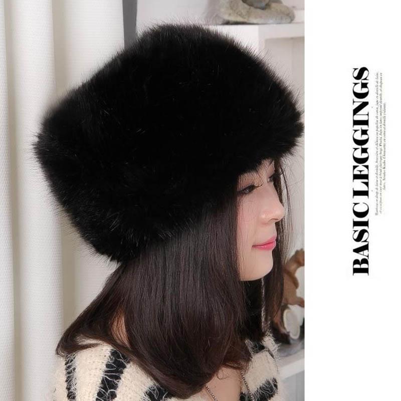 Herbst und Winter Damen Kunstpelzmütze Ohrenschützer, die Fuchshaar im koreanischen Stil imitieren, Gezeiten-Outdoor-Mütze, Pelzmütze