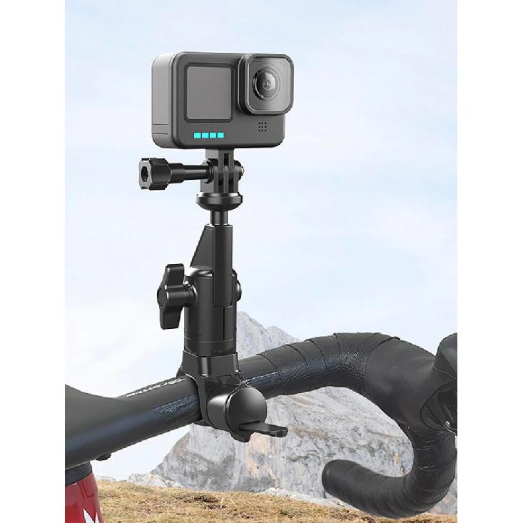 Handlebar Mount Bracket 360 Rotating Motorcycle Bike Camera Holder for Insta360 DJI Action Camera
