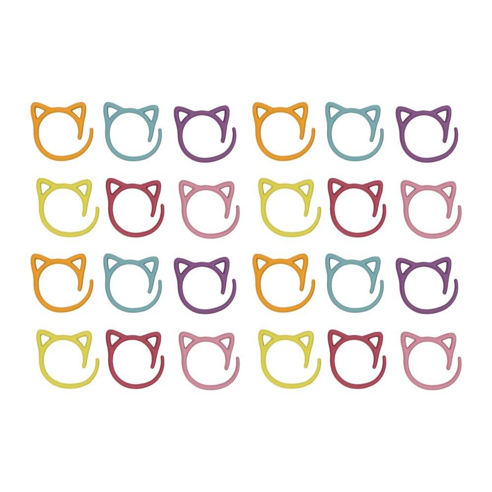 24pcs Multicolor Crochet Stitch Markers Metal Crochet Markers Marker Set Stitch Markers Knitting