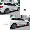 BMW X3 G01/X4 G02 Sport Side Skirt Spoiler 18-24 Models