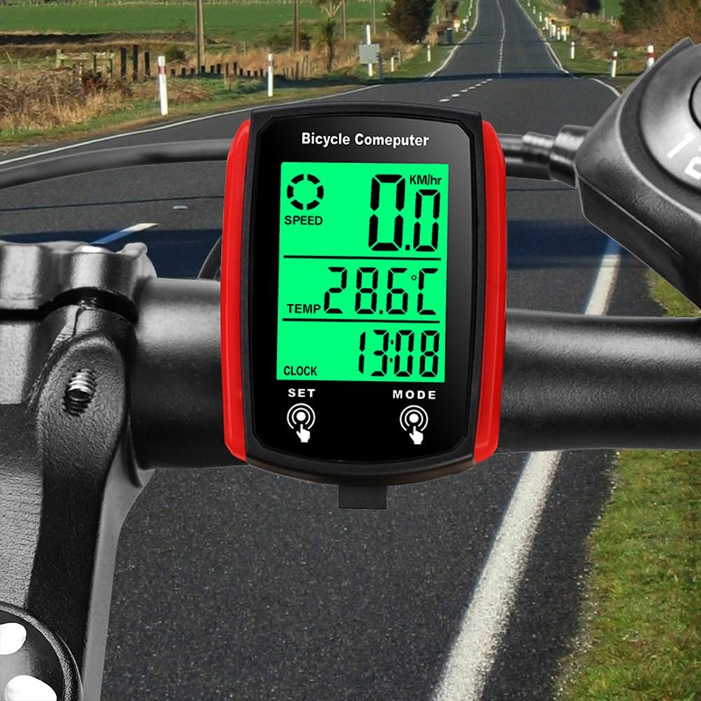 Bicycle Computer Set Tool Waterproof Wired Speedometer