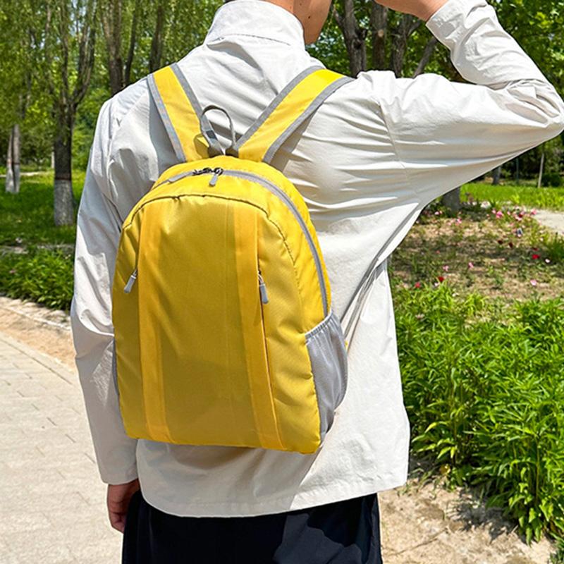 Outdoor Leichter Wanderrucksack Männer und Frauen mit der gleichen großen Kapazität Einfache und langlebige faltbare Campingrucksäcke