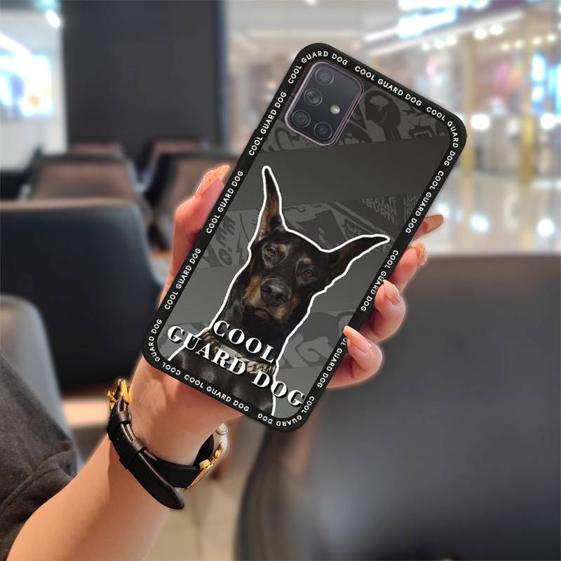 Waterproof Cover Phone Case For Samsung Galaxy A71/SM-A715F Cute Cartoon Silicone Anti-dust Dirt-resistant Full Wrap TPU