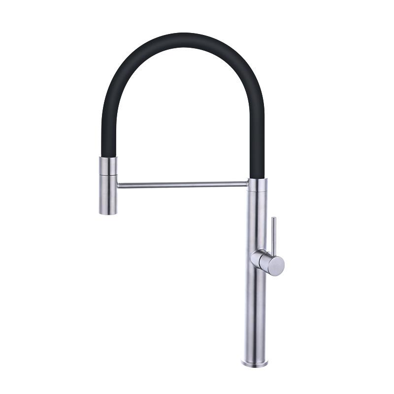 Kitchen Faucet Solid Brass Crane For Kitchen Deck Mounted Sink Mixer Foldable Nickel Brushed/Gold/Chrome/ORB/Black