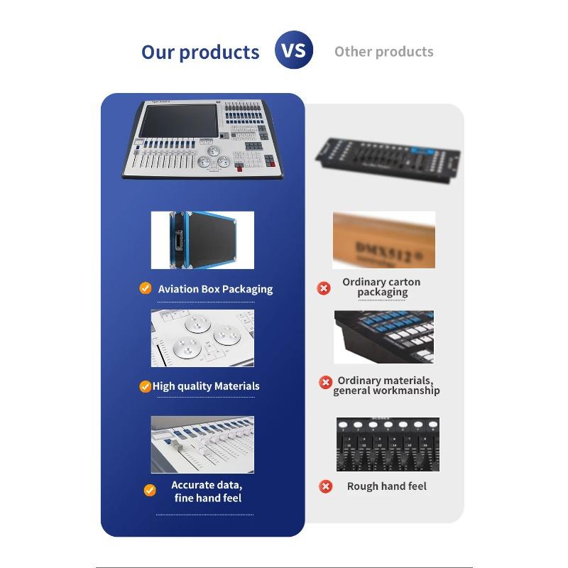 Titan Light Controller Tiger Touch II Avolite Dmx Lighting Controller Dmx512 Control Disco Show Club Stage Party with Flightcase