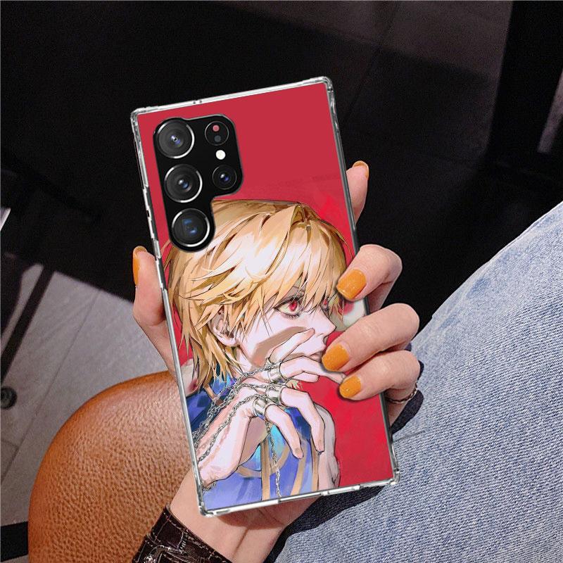 Huner X-Hunters Kurapika Phone Case For Samsung Galaxy S24 S25 Edge S26 Ultra S23 S22 S21 Plus S20 FE + Personalized Print Cover
