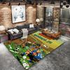 Mort Phil Mortadelo Y Filemon Carpet Rug for Living Room Bedroom Home Sofa Decoration,Kids play Nonslip Floor Mat