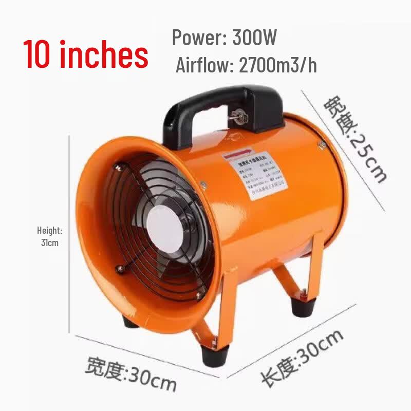 Portable Axial Flow Fan CN plug (adapter included)