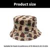Capybara Print Bucket Hat Trendy Animal Lover Hat Outdoor Fisherman Hat for Outdoor Activity