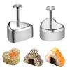 Stainless Steel Triangle Heart-shaped Rice Ball Mold Bento Tool Sushi Molds Sushi Maker Press Maker Bento Gadget Kitchen Tool