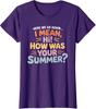 Funny Who Needs Snow Santa Design Summer July Ladies' Crewneck T-Shirt