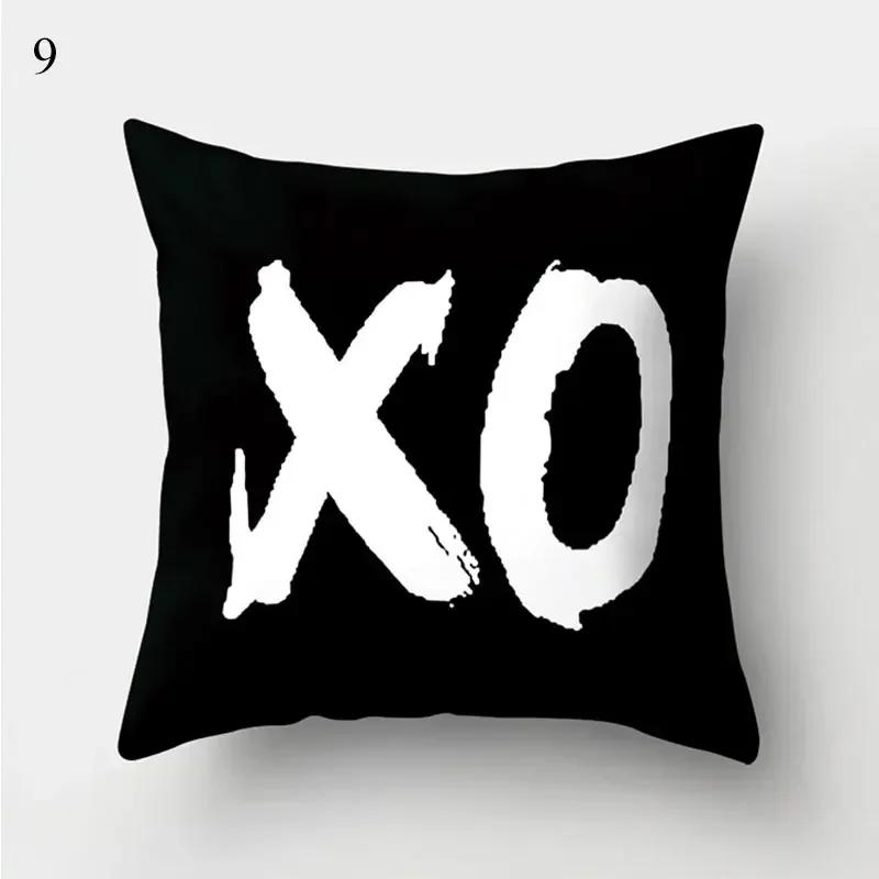 Throw Pillowcase Home Decor New Black and White Geometric Cushion Cover Decorative