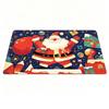 Flannel Anti-Slip Floor Mat Non-Slip Backing Festive Entrance Rug  For Corridors