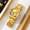 SKMEI Luxury Men Watch Waterproof Luminous Chronograph Date Stainless Steel Watch for Men Quartz Military Men's Watches