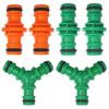 5PCS Quick Drip Irrigation Watering System for Greenhous Joiner Repair Connector Coupling 1/2'' Garden Hose Tubing Fitting Pipe