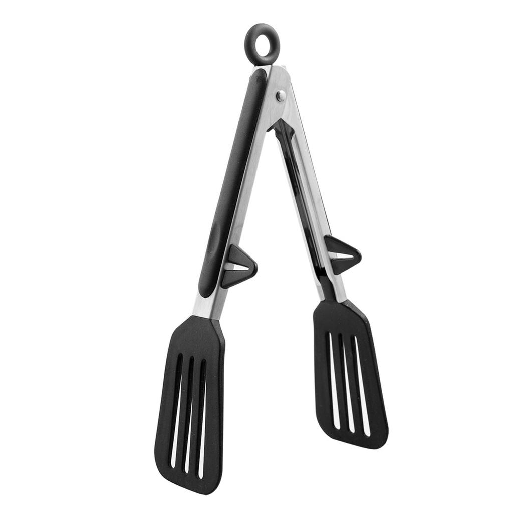 9/12 Inch Stainless Steel Food Tongs,Silicone Non-stick Cooking Clips for Kitchen,Household BBQ Clamp for Salad Outdoor Barbecue