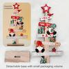 New Wooden Christmas Desktop Ornament: Snowman, Santa, Gingerbread Man Decorations