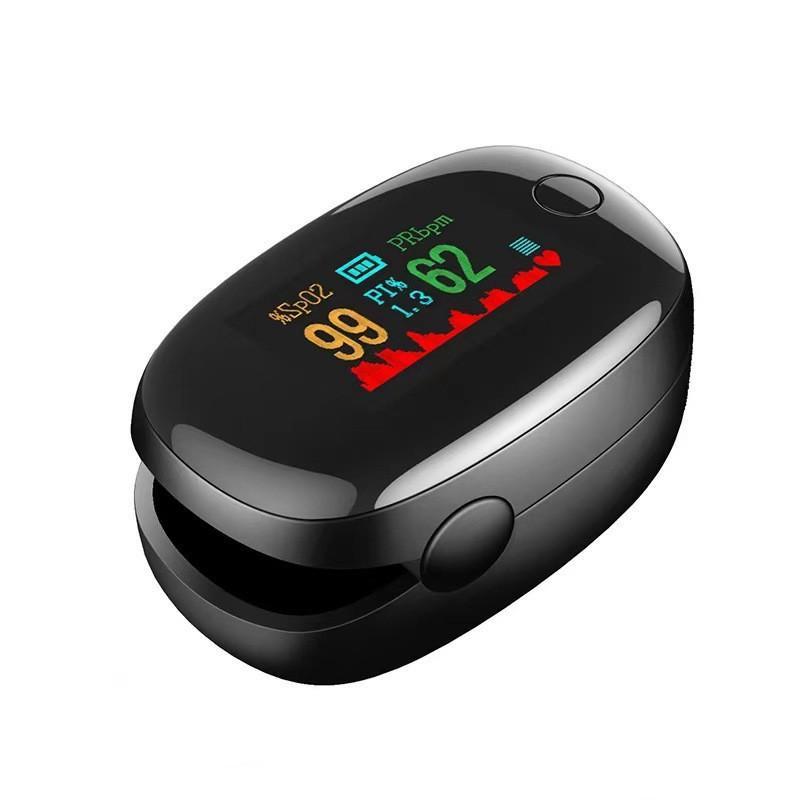 Invasive Meter Pulse Oximeter No Prick Spo2 Heart Rate Monitor Oled Screen Health Detector Elderly Blood Oxygen Monitor